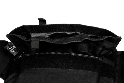 Close-up of hook and loop closure